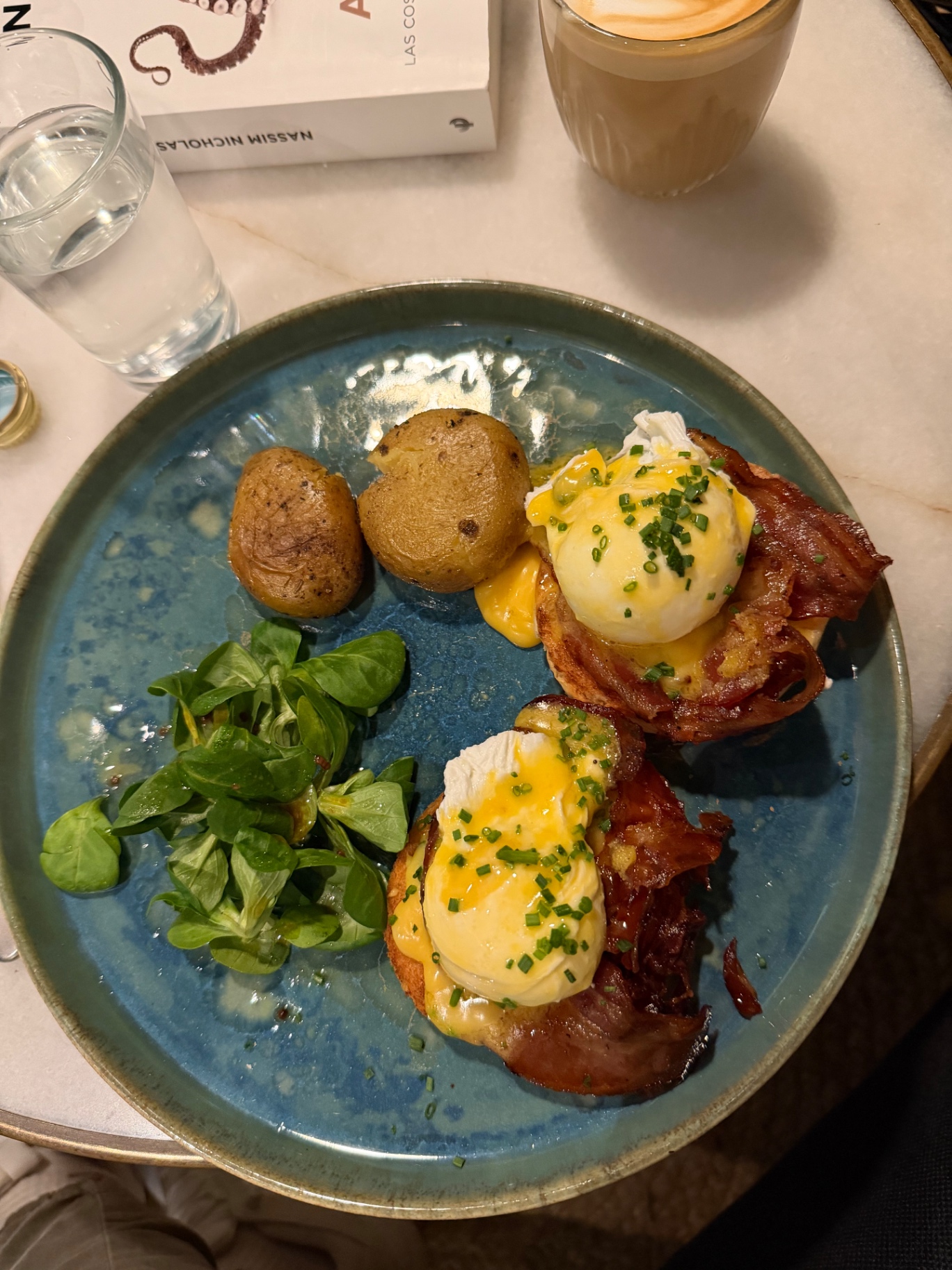 Eggs Benedict at Som - Cafè